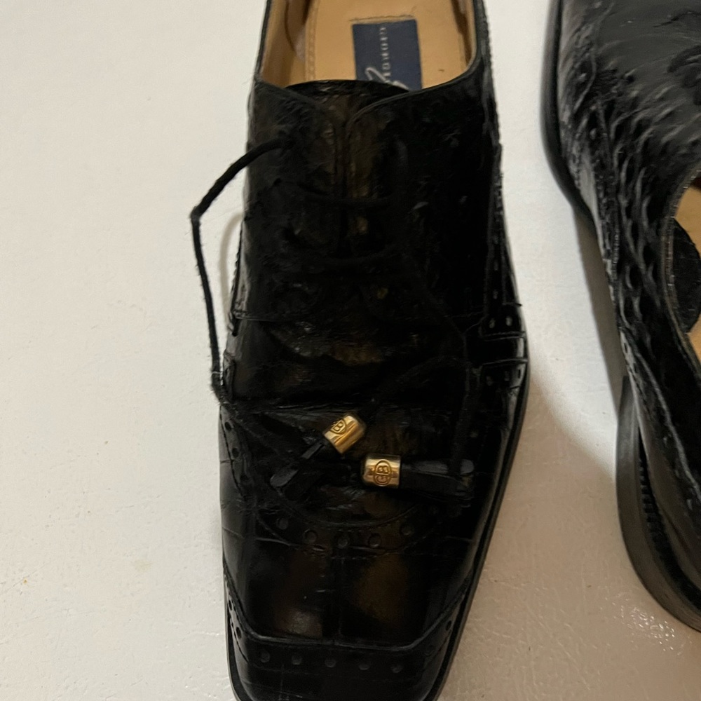 Black Alligator shoes